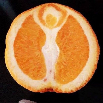オレンジの女グリコ