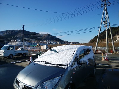 12月6日　女川初雪－２