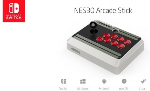 8BITDO NES30 Arcade Stickニンテンドースイッチ向けアケコン