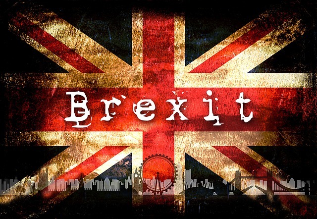 汚れたイギリス国旗とBrexit