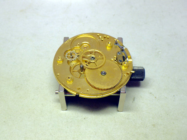 J.W.ベンソン　クロノグラフ　銀無垢ポケットウォッチ　懐中時計　オーバーホール　分解修理