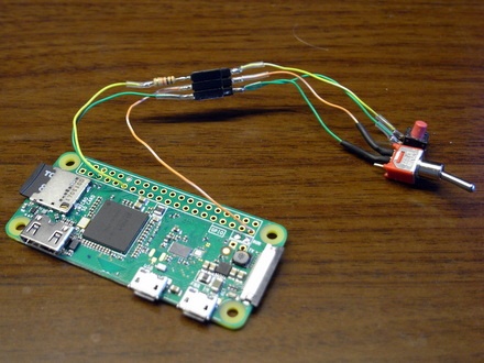 Raspberry Pi zero 電源とシャットダウンスイッチ