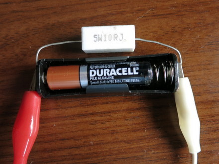 電池の放電